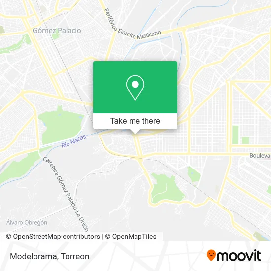 Modelorama map