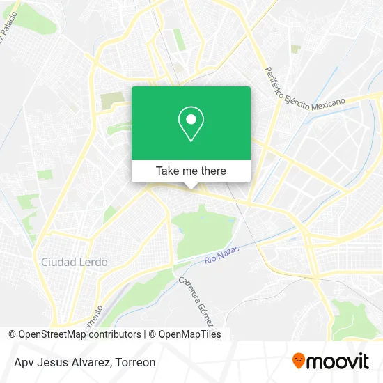 Apv Jesus Alvarez map