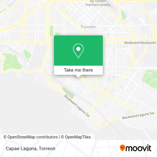 Capae Laguna map