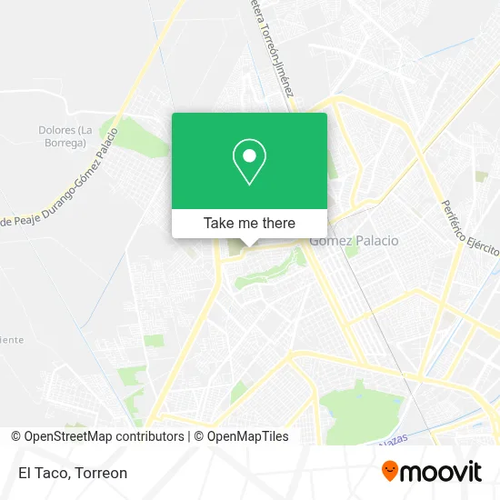 El Taco map