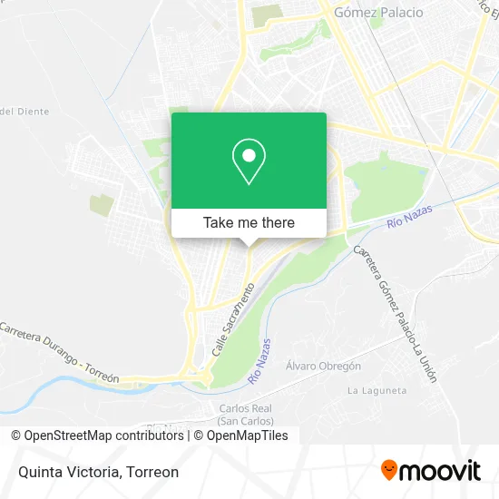 Quinta Victoria map