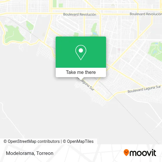 Modelorama map