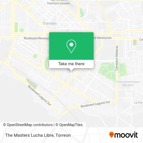 The Masters  Lucha Libre map