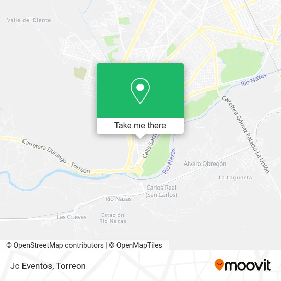 Jc Eventos map