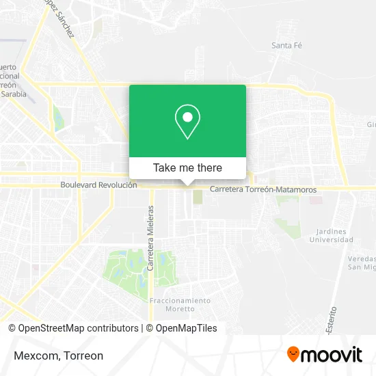 Mexcom map