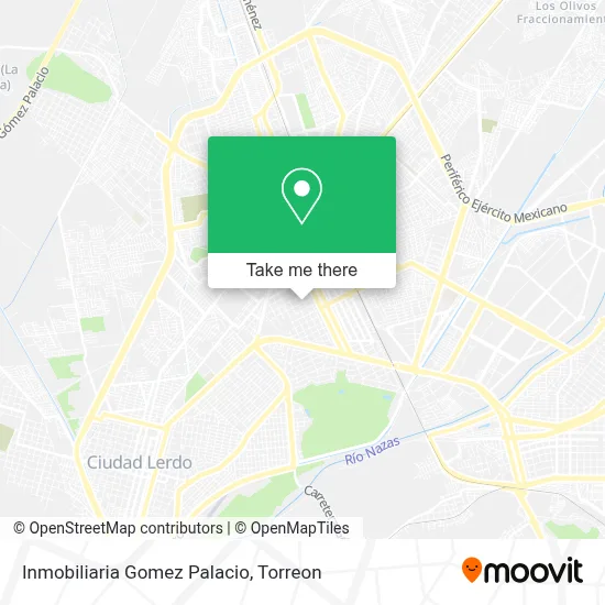 Inmobiliaria Gomez Palacio map