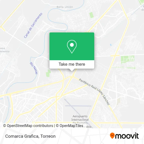 Comarca Grafica map