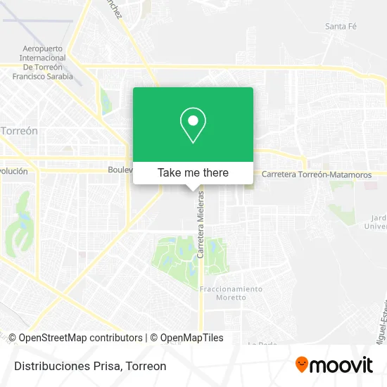 Distribuciones Prisa map