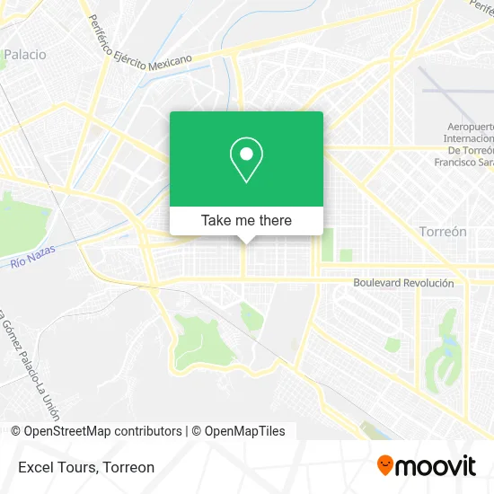 Excel Tours map