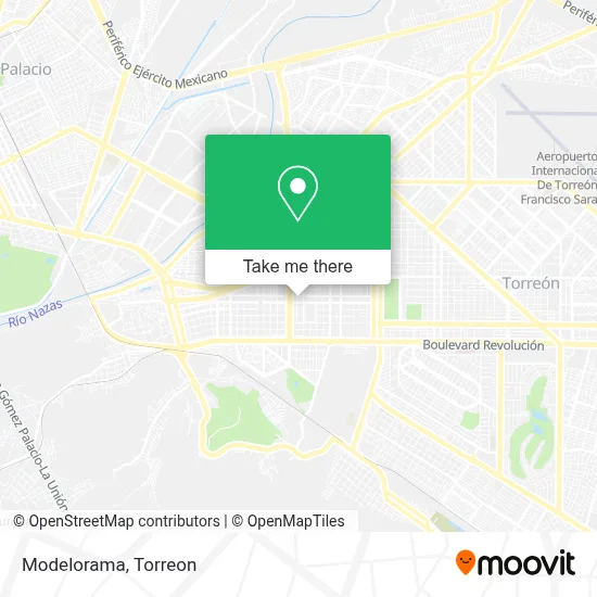 Modelorama map