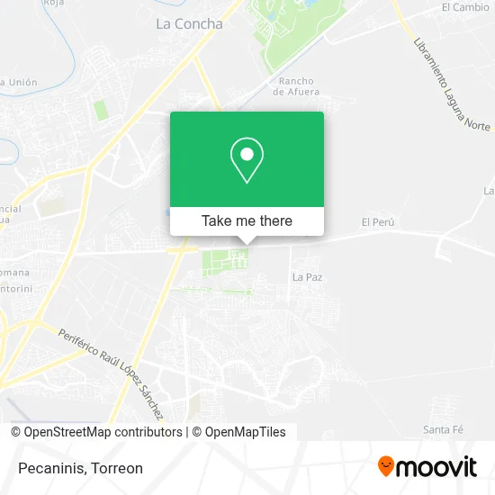 Pecaninis map