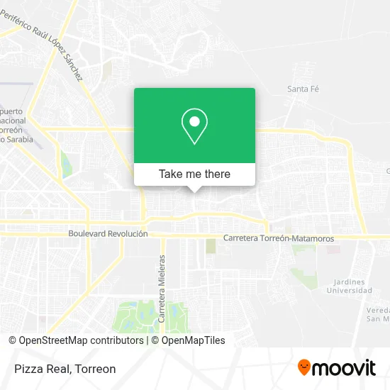 Pizza Real map