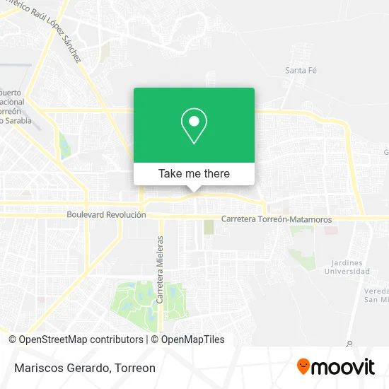 Mariscos Gerardo map