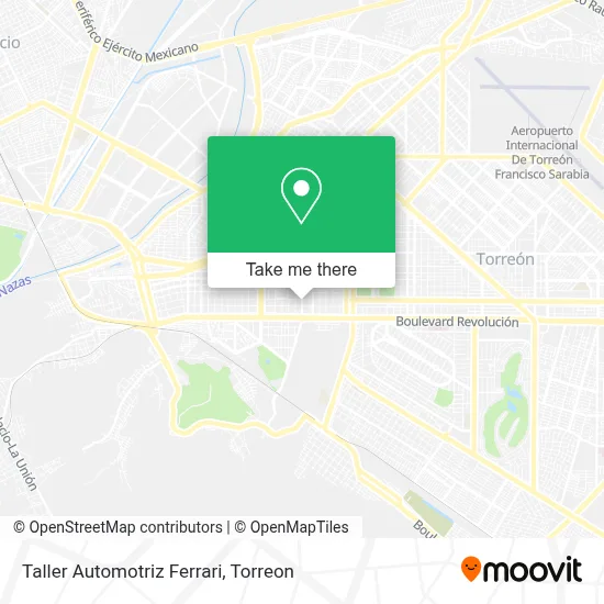 Taller Automotriz Ferrari map