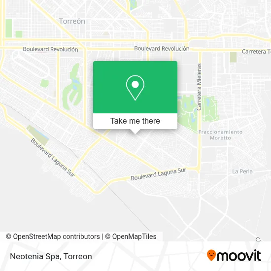 Neotenia Spa map