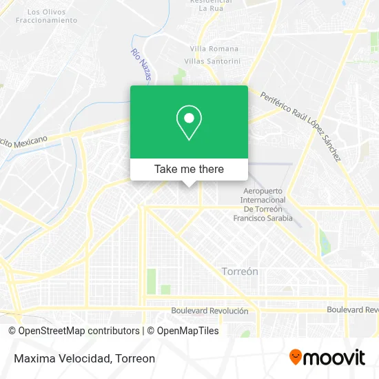 Maxima Velocidad map