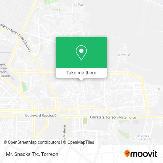 Mr. Snacks Trc map