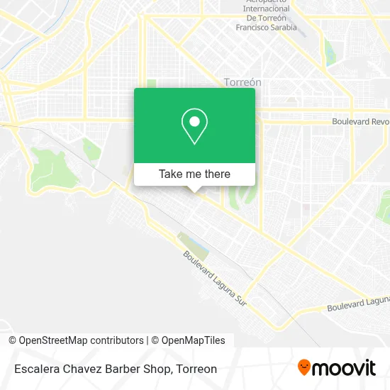 Escalera Chavez Barber Shop map