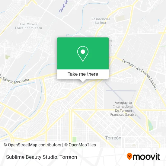 Sublime Beauty Studio map