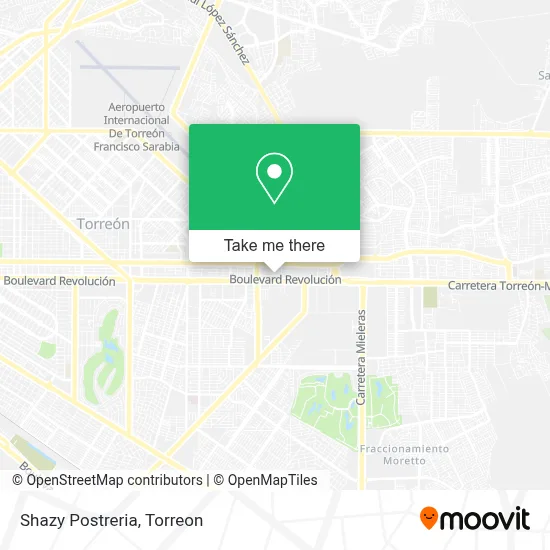 Shazy Postreria map