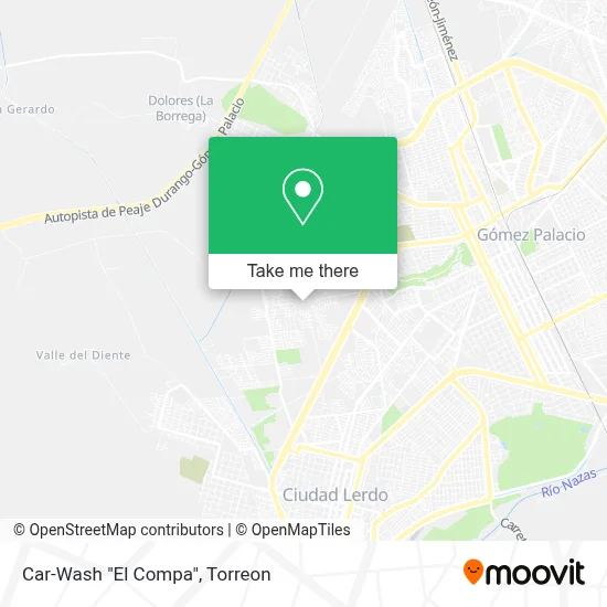 Car-Wash "El Compa" map