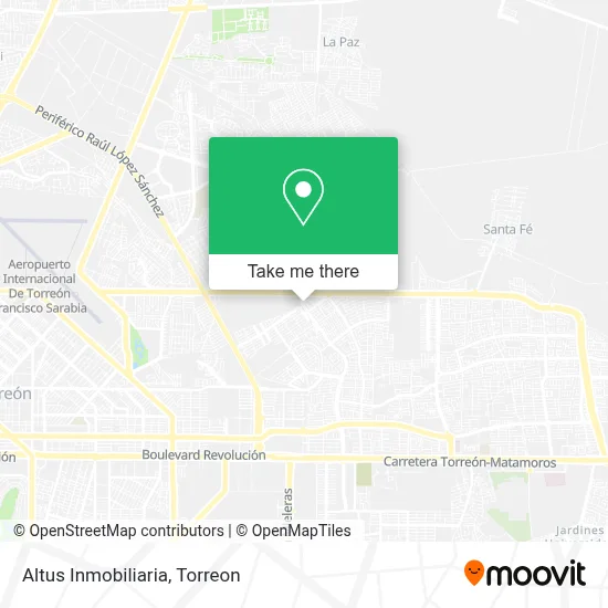 Altus Inmobiliaria map