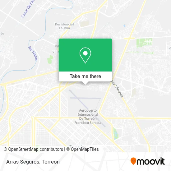 Arras Seguros map