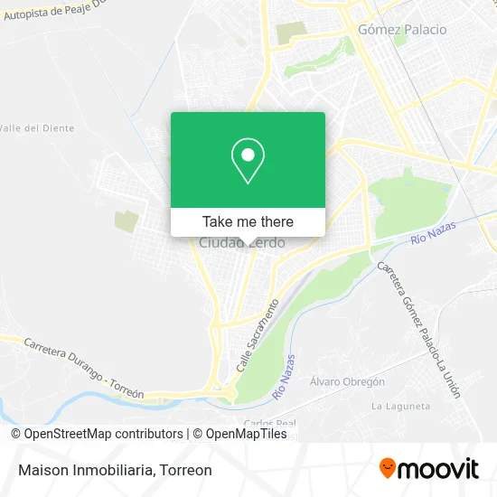 Maison Inmobiliaria map