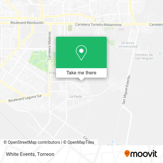White Events map