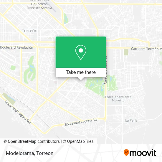 Modelorama map