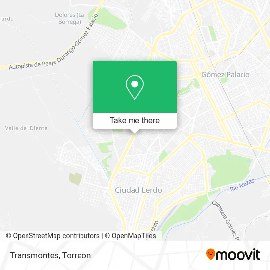 Transmontes map