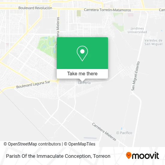 Parish Of the Immaculate Conception map
