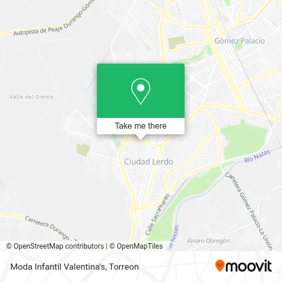 Moda Infantil Valentina's map