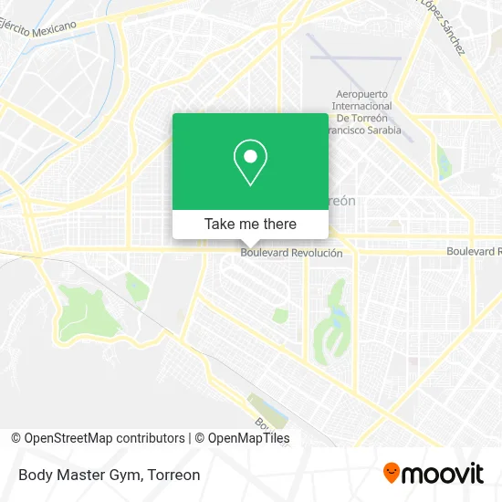 Body Master Gym map