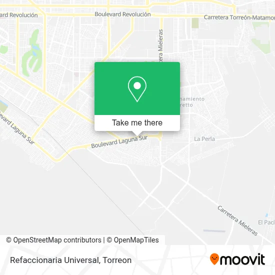 Refaccionaria Universal map