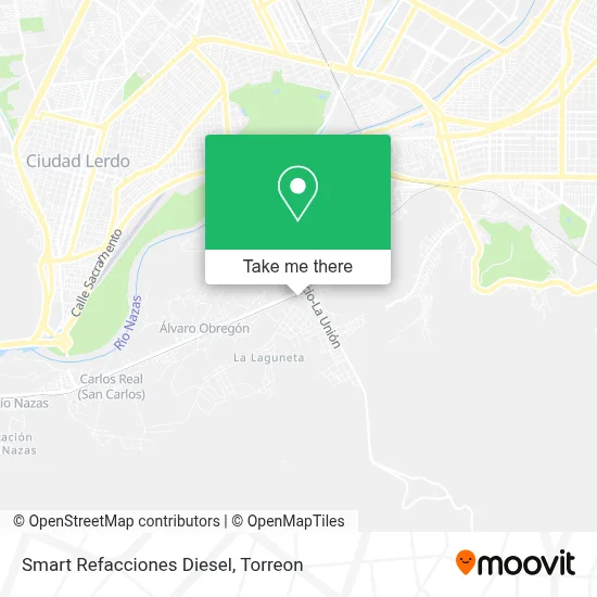 Smart Refacciones Diesel map