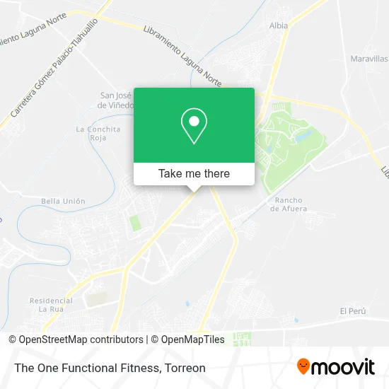 The One Functional Fitness map