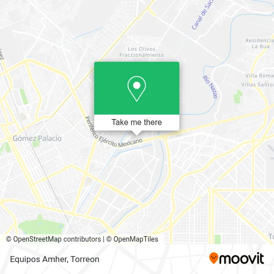 Equipos Amher map