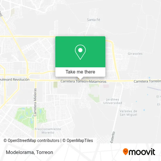 Modelorama map