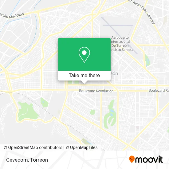 Cevecom map
