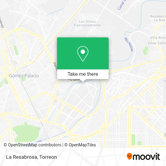 La Resabrosa map