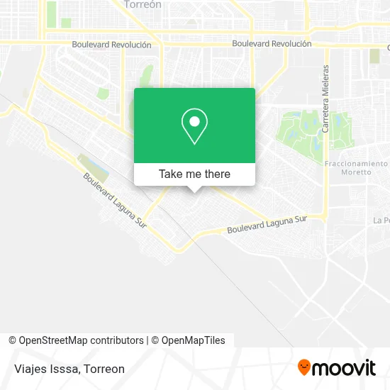 Viajes Isssa map