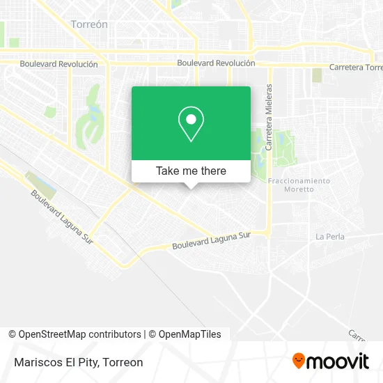 Mariscos El Pity map