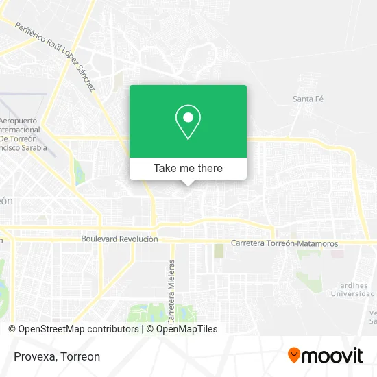 Provexa map