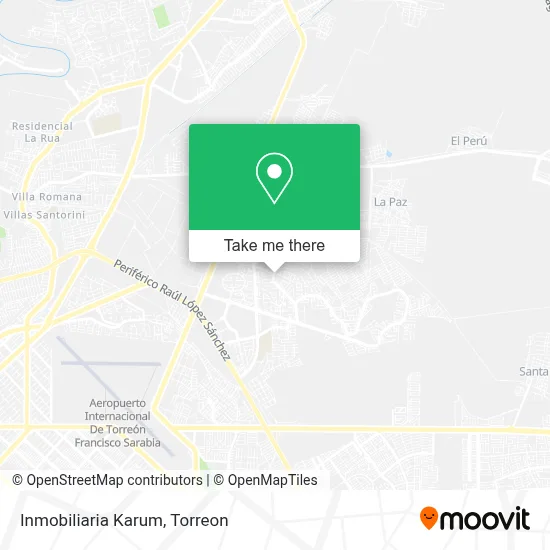 Inmobiliaria Karum map