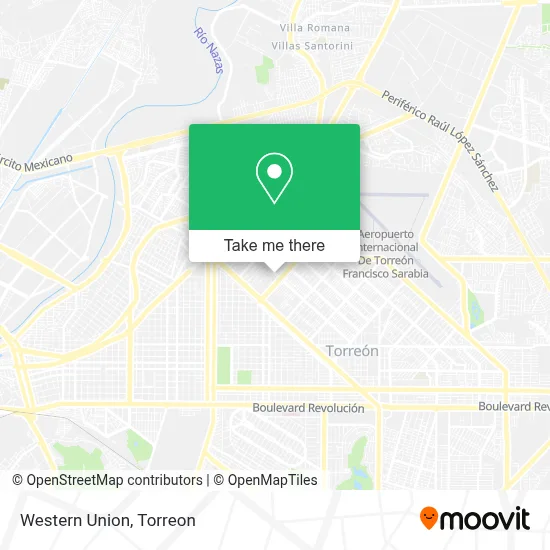 Western Union map