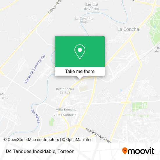 Dc Tanques Inoxidable map