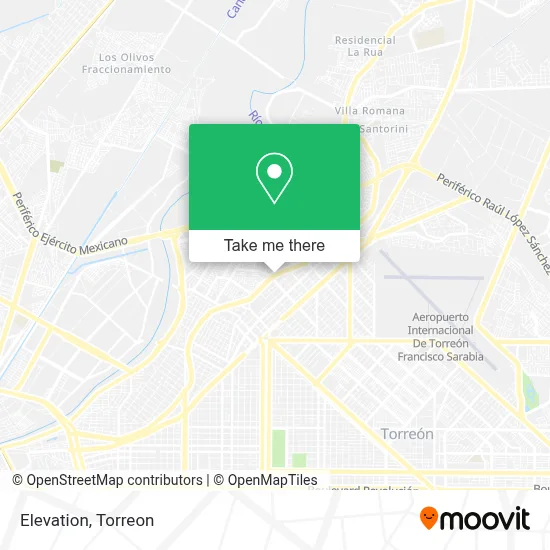 Elevation map