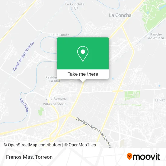Frenos Mas map