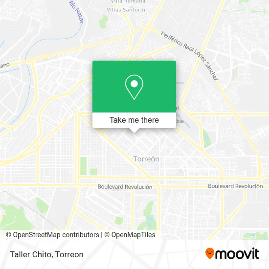 Taller Chito map